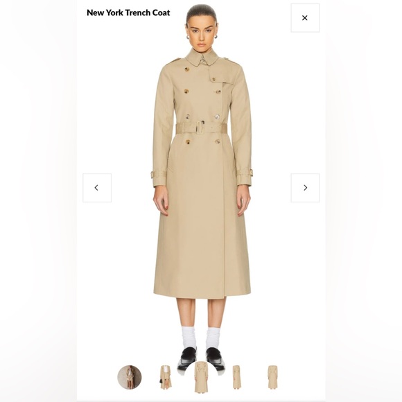 SANS FAFF New York Trench Coat in Camel - Picture 5 of 17